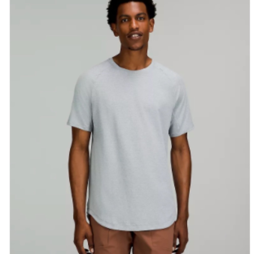 NWOT Lululemon Men's Drysense Short Sleeve shirt size small light blue